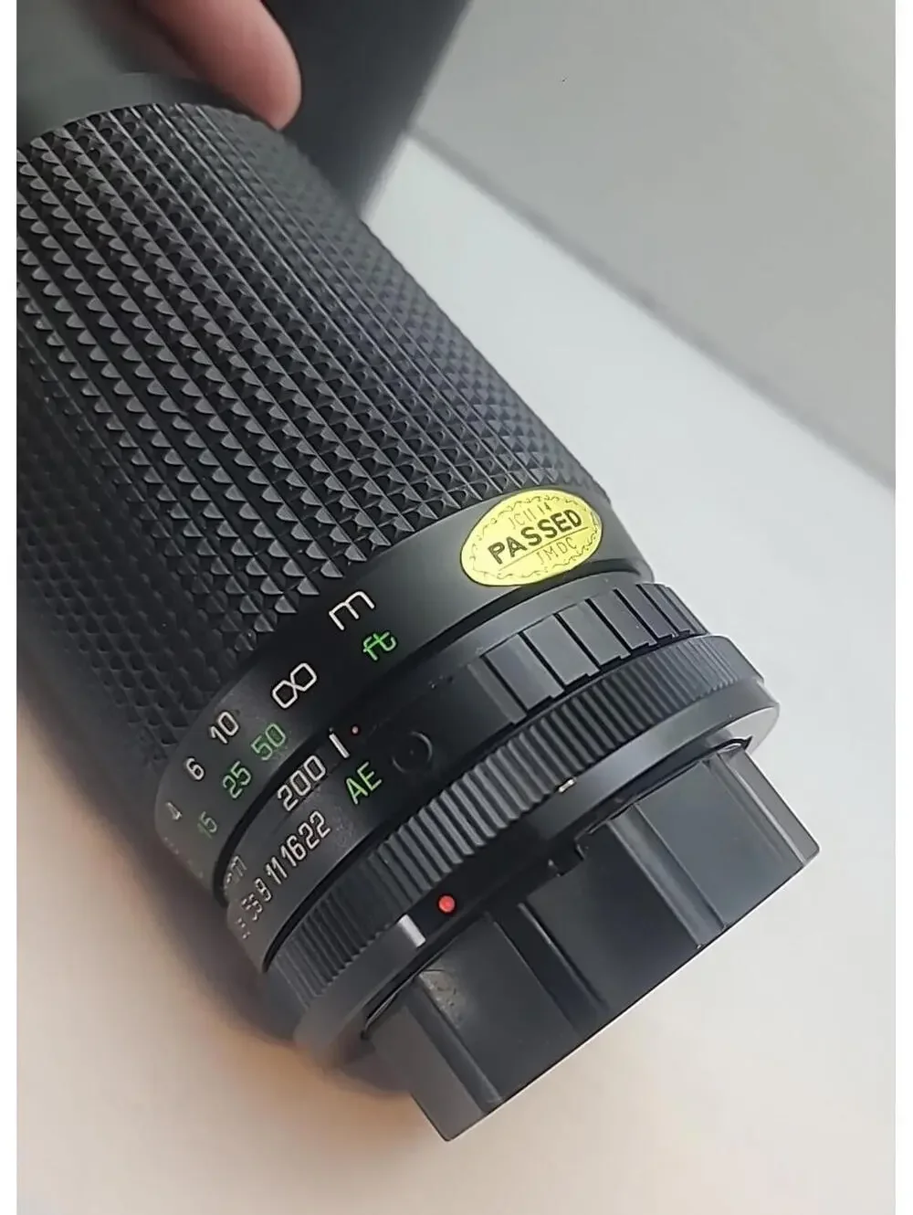 Vintage Quantaray Auto Zoom 75-200mm 1:45 Macro 55 145503 MC Camera Lens W/ Case